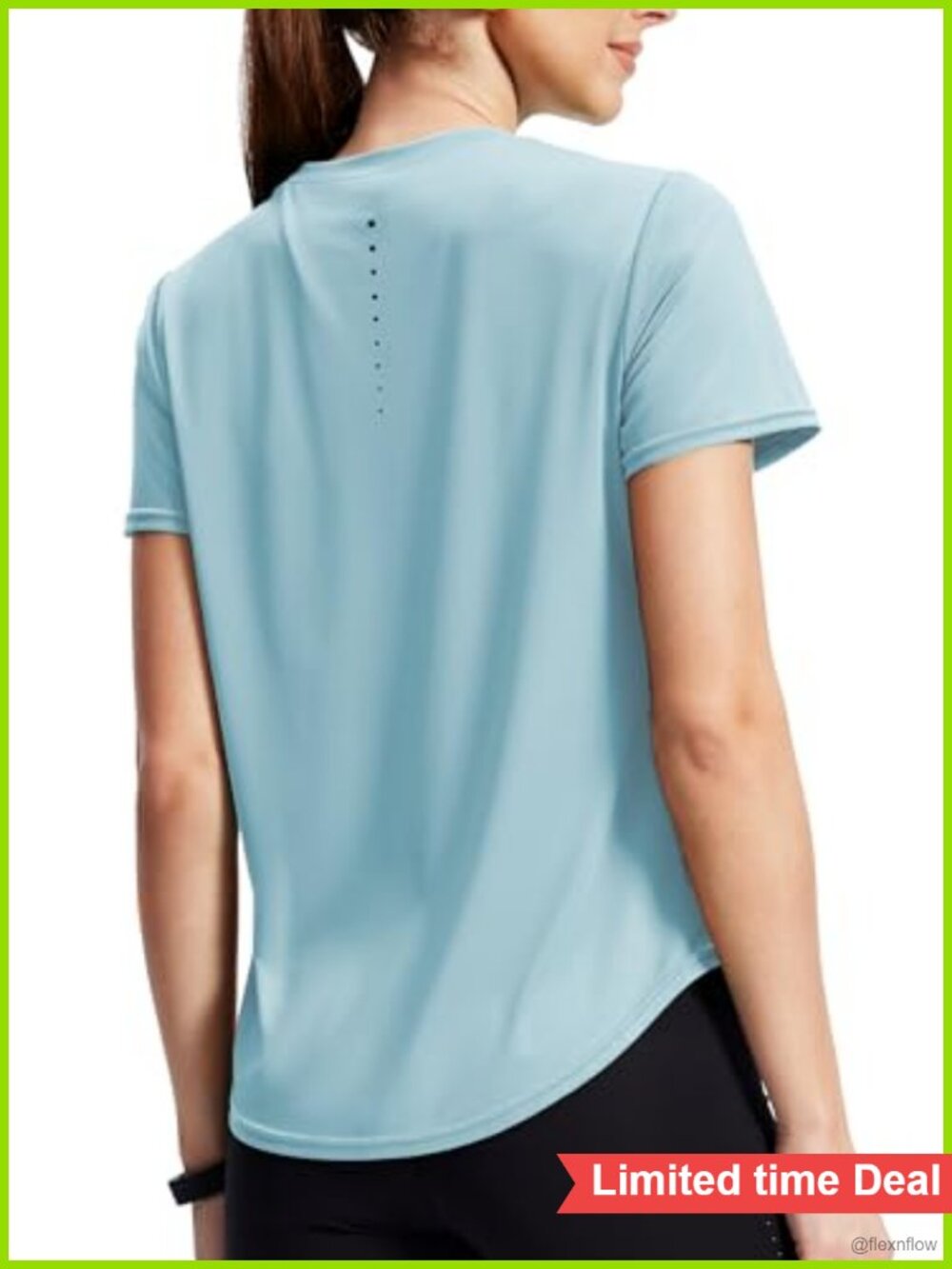 Women's Moisture Wicking Quick Dry Short Sleeve Crewneck T-Shirt UPF 50+
